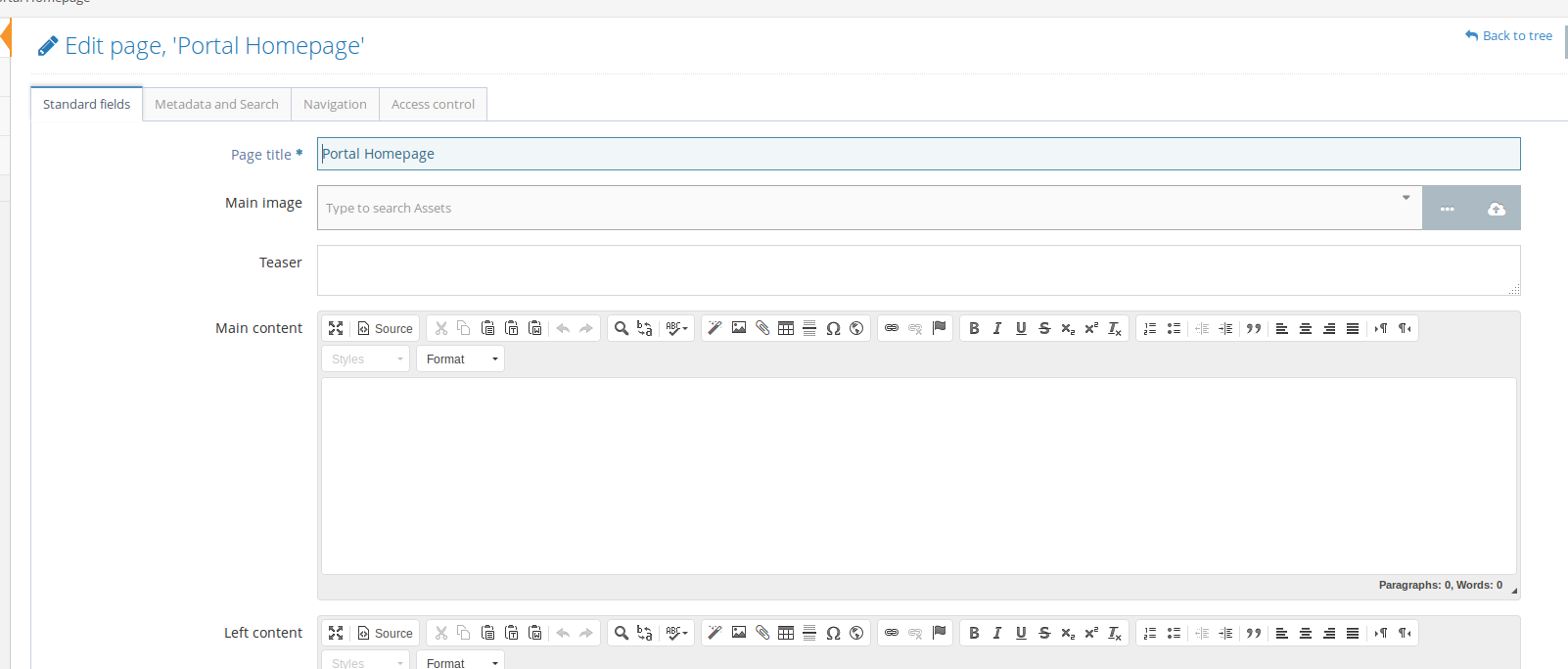 Screenshot showing example of a rendered form in the admin